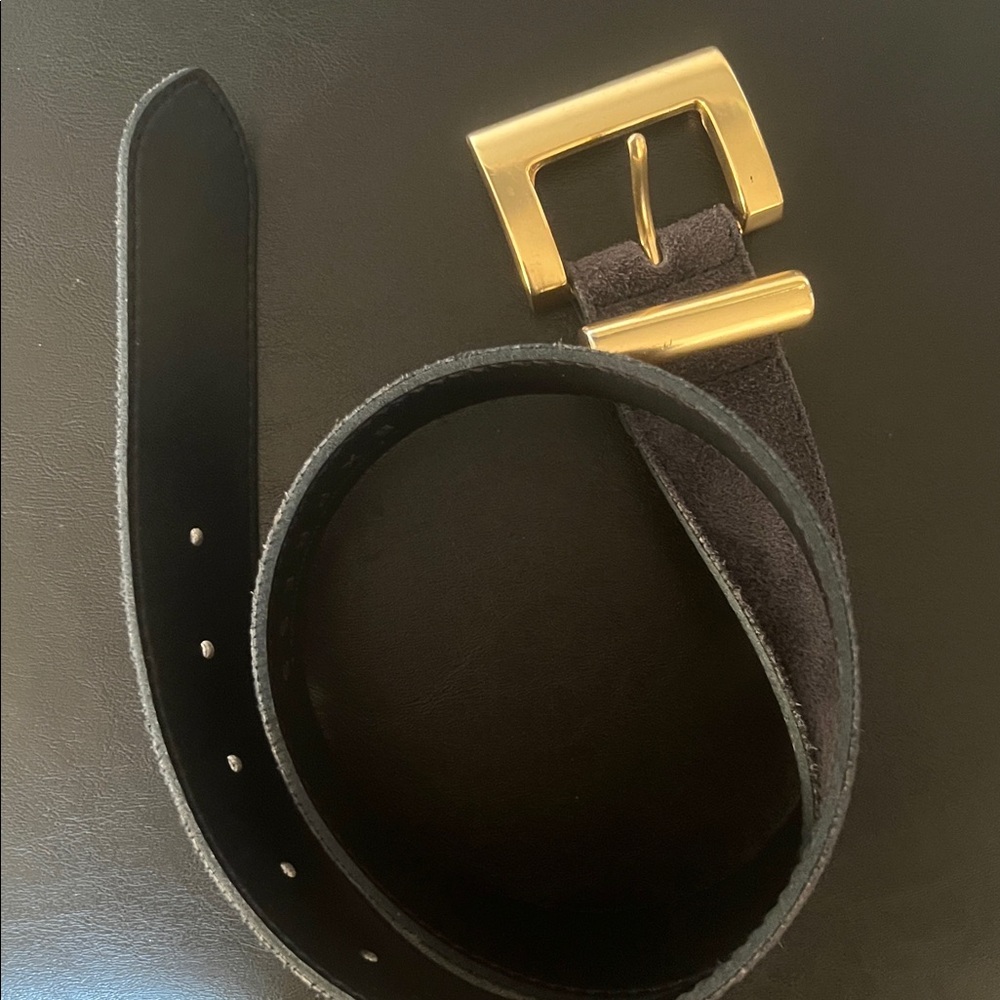 VTG leather chunky belt ✨